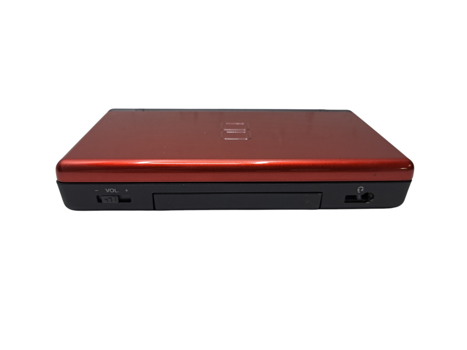 Nintendo DS Lite Handheld Console USG-001 Crimson Red w/ Box | No Adapter )