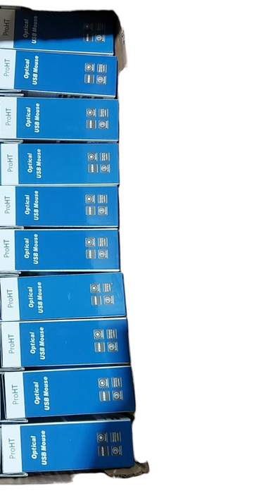 Lot 10x ProHT Optical USB Mouse 07235 Q