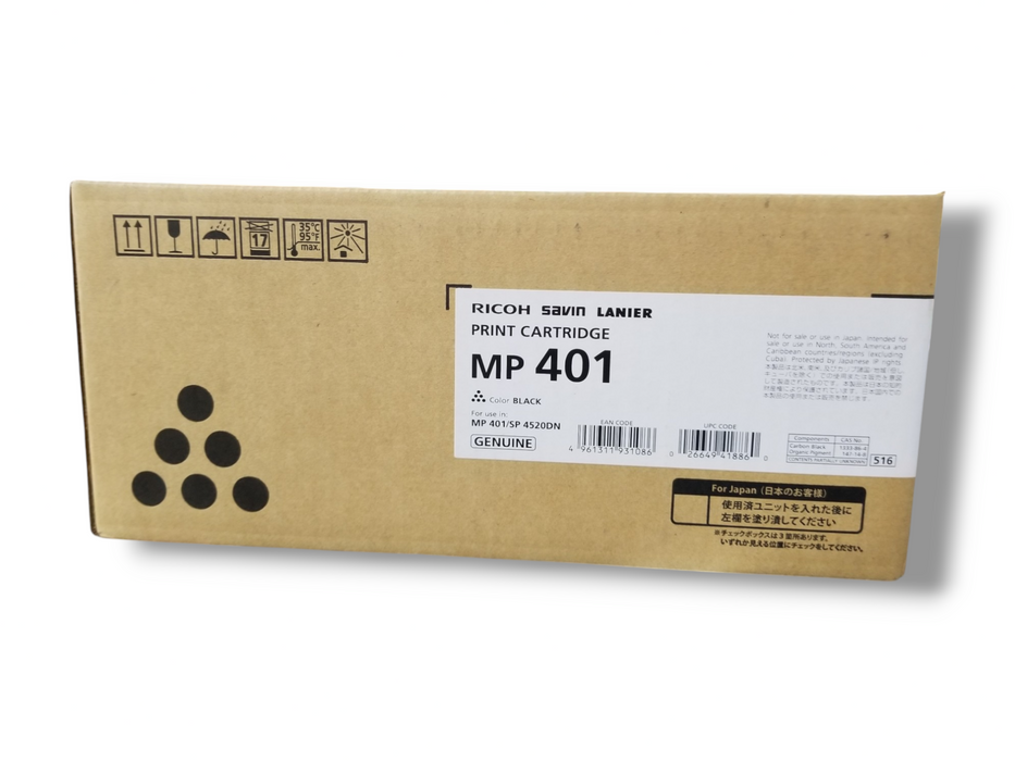 Ricoh MP 401 Black Toner Print Cartridge M904-17 Genuine - NEW Sealed  Q