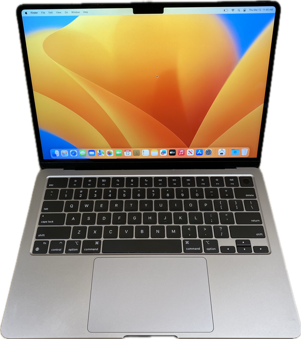 Apple MacBook Air 13  M2 2022 Space Gray 8GB RAM 256GB SSD No Power Adapter
