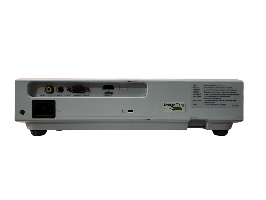 SONY VPL-DW120 Projector 2600 ANSI 4:3 XGA (1024x768), 357 Lamp Hours