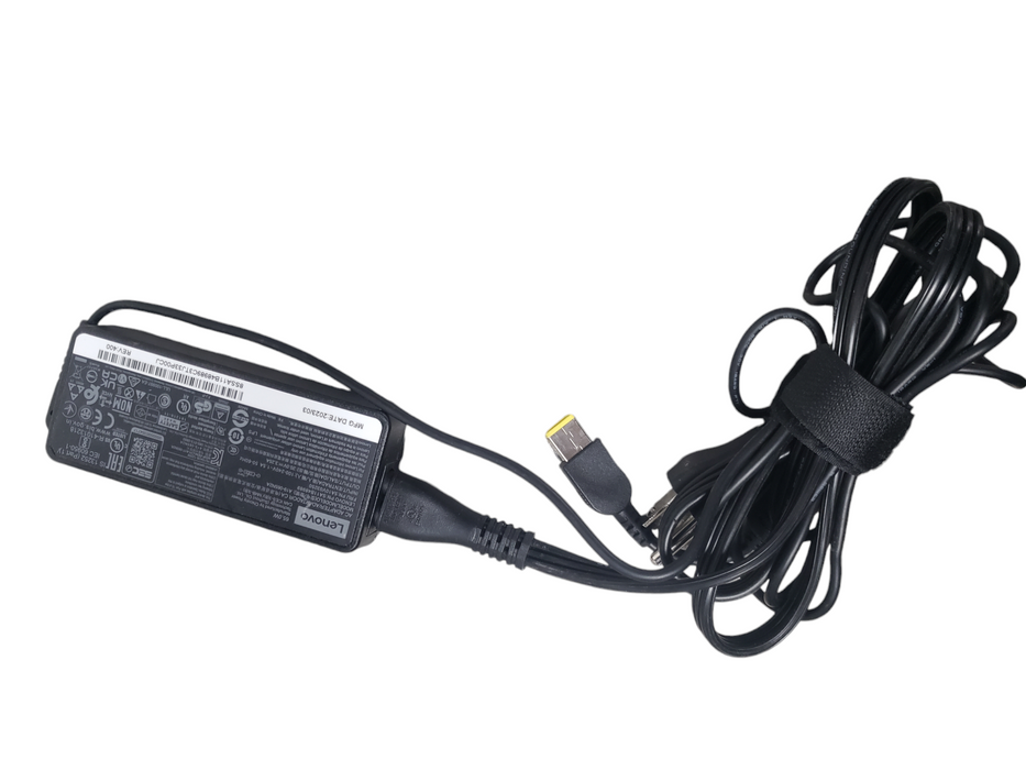 Genuine Lenovo Yellow Tip Laptop/USFF Desktop Adapter 65W |20V|3.25A Q