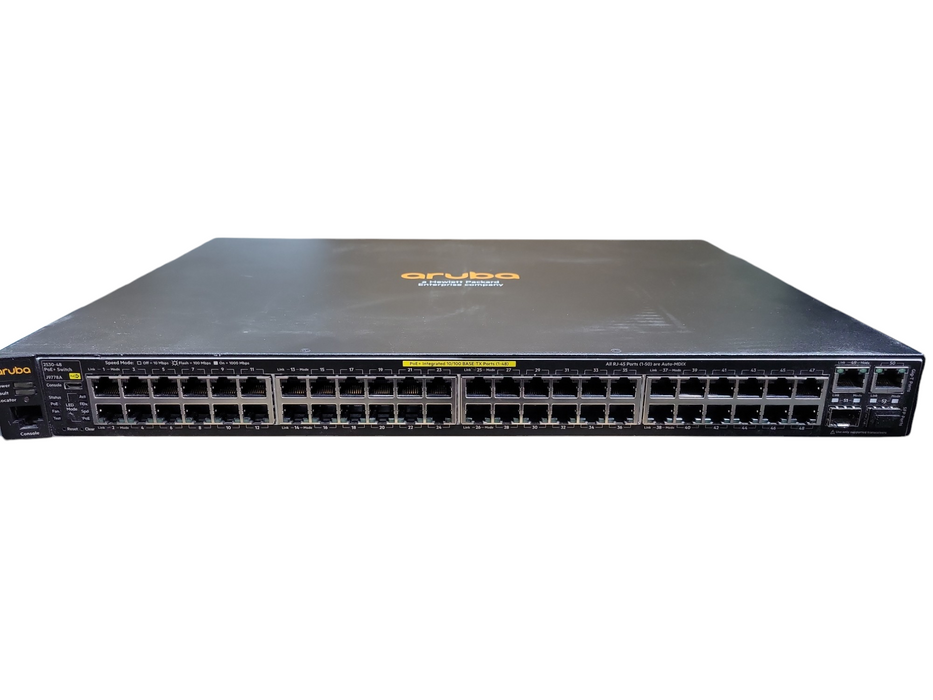 HP Aruba 2530-48 PoE+ Switch J9778A 48-Port Gigabit Managed Ethernet Switch !