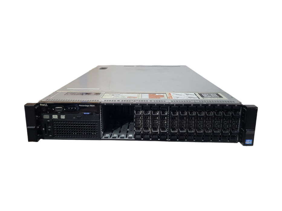 DELL PowerEdge R820 2x E5-4620 v2 2.60GHz, 64GB ECC DDR3, H710P
