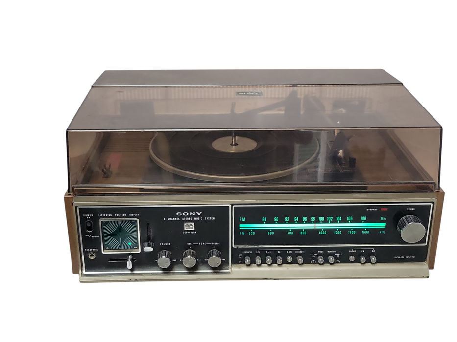 Sony 4CH Stereo music System SQP-400A, No Speaker, READ _
