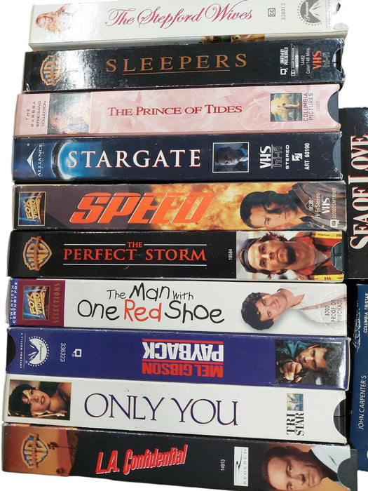 Bundle of 28 VHS Random Movies  =