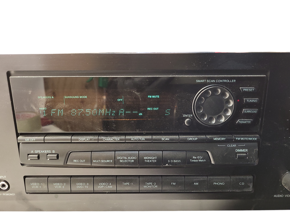 Onkyo TX-DS747 Receiver w/ Dolby Digital 5.1 Ch Sound NO REMOTE READ $