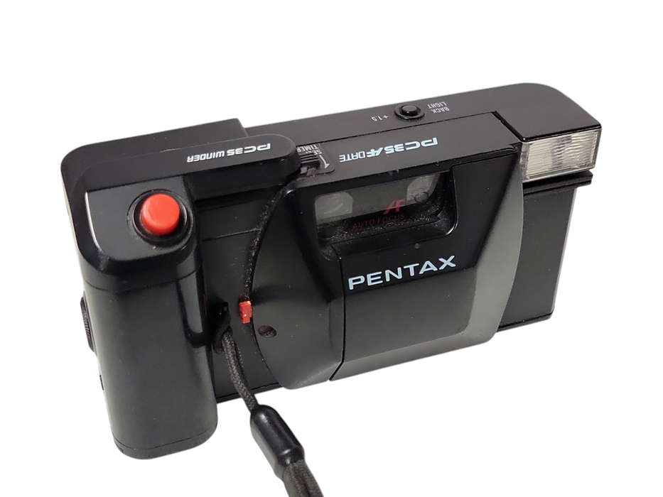 Pentax PC35 AF Date Black Point & Shoot 35mm Film Camera, READ _