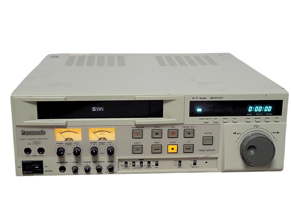 Panasonic AG-7355-P Video cassette Recorder, READ _