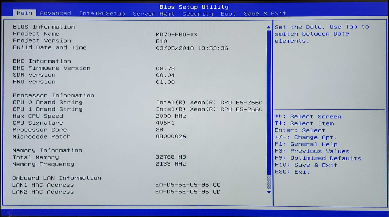 Supermicro CSE-836 4U w/ MD70-HB0-XX, 2x Xeon E5-2660v4, 32GB DDR4, 2x PSU