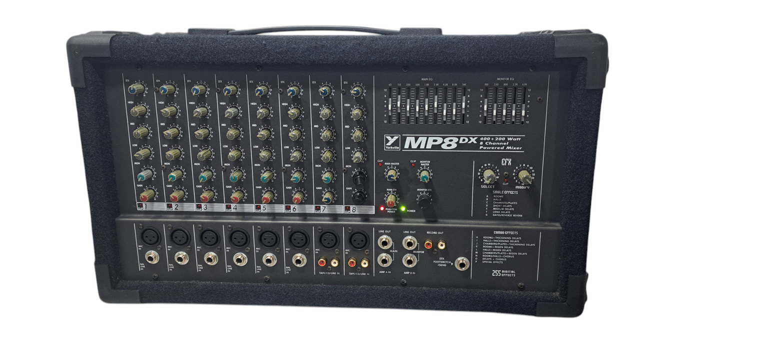 Yorkville MP8DX Powered Mixer | READ