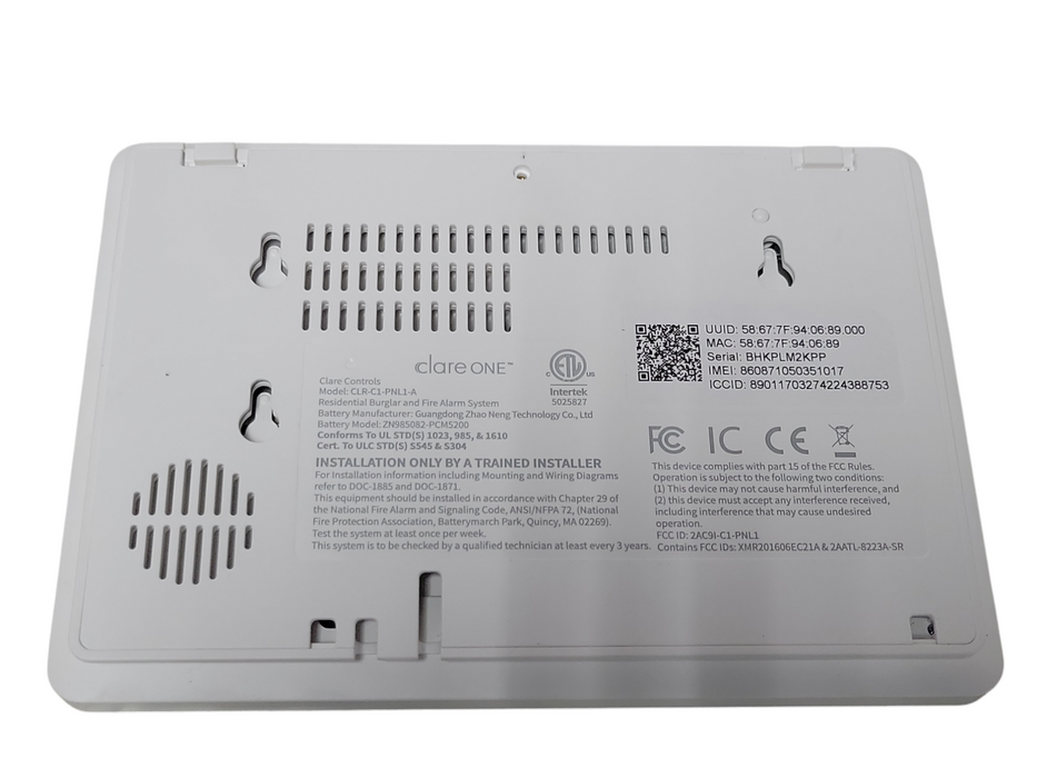 Clare ONE Clare Controls Smart Home Panel CLR-C1-PNL1-A, READ _