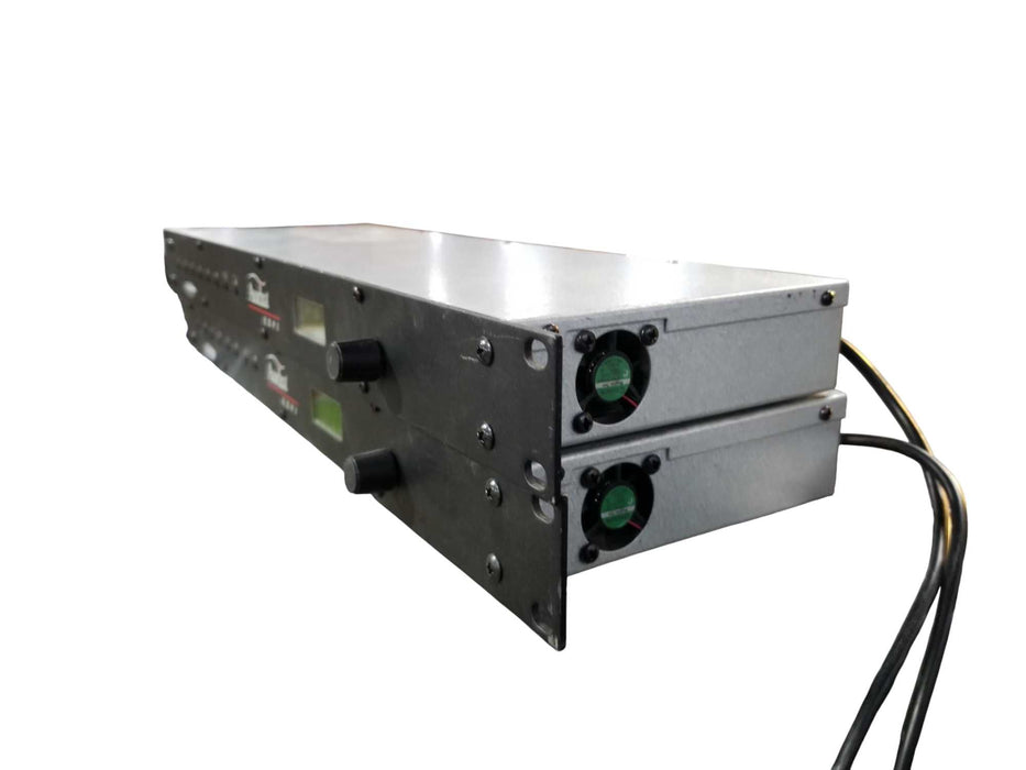 Lot 2x Biamp Audia EXPI 8 Input Expander W/ Rackmount Ears