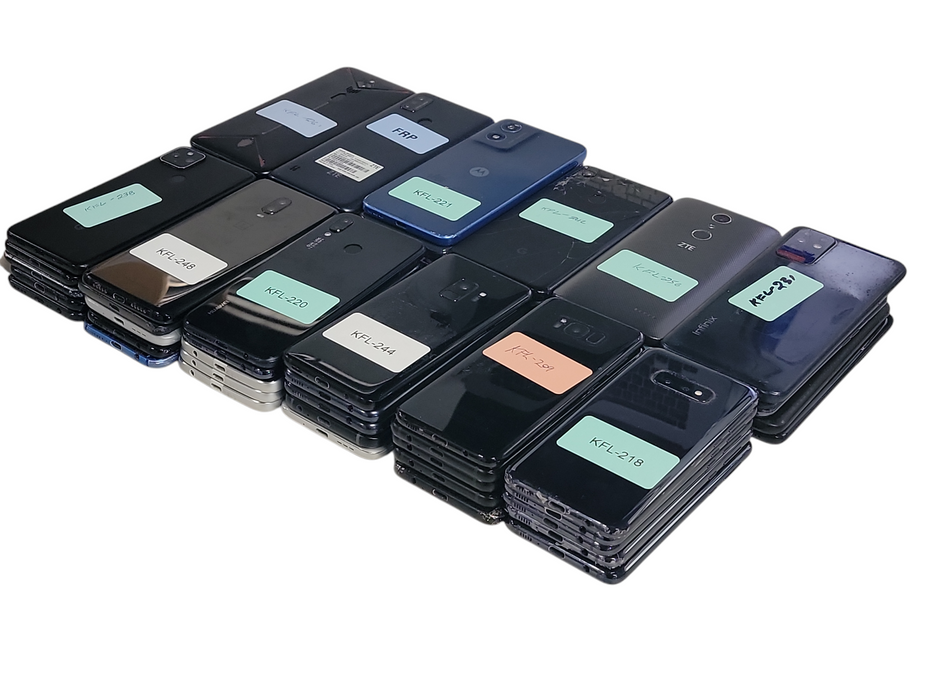 Lot of 60x Android Phones [FRP/Knox | A-C Condition][KFL-5] (