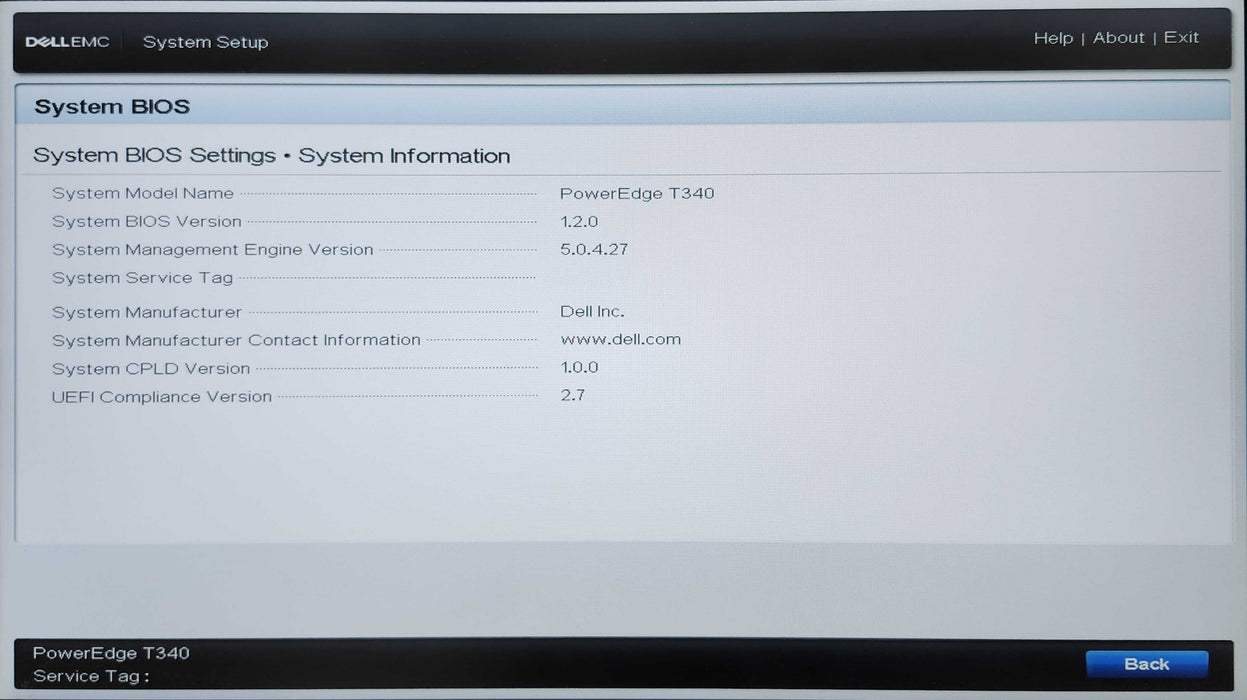 Dell PE T340 8x3.5", Xeon E-2146G 3.50GHz, 16GB DDR4, No HDD&RAID, 350W