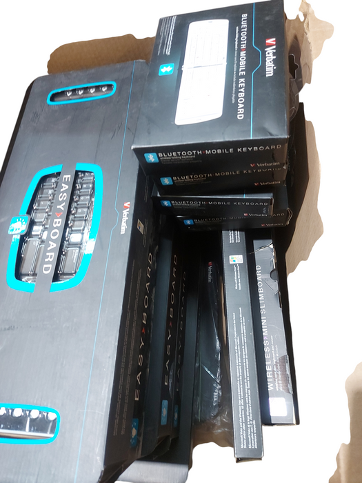 Lot 12x Assorted Verbatim Keyboards