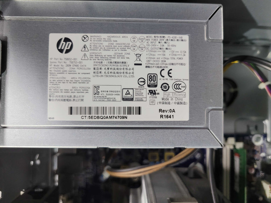 HP Z240 Tower Workstation | Xeon E3-1240 v5 @3.50GHz 16GB DDR4 | NO HDD