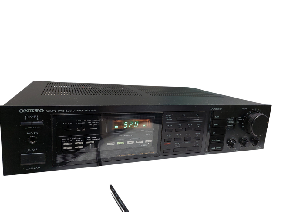 ONKYO Quarts Synthesized Tuner Amplifier Model: TX-80 =