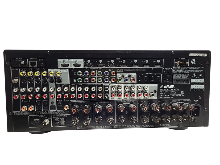 Yamaha RX-A2030 Aventage 9.2-Channel Network Home Cinema AV Receiver No rem $