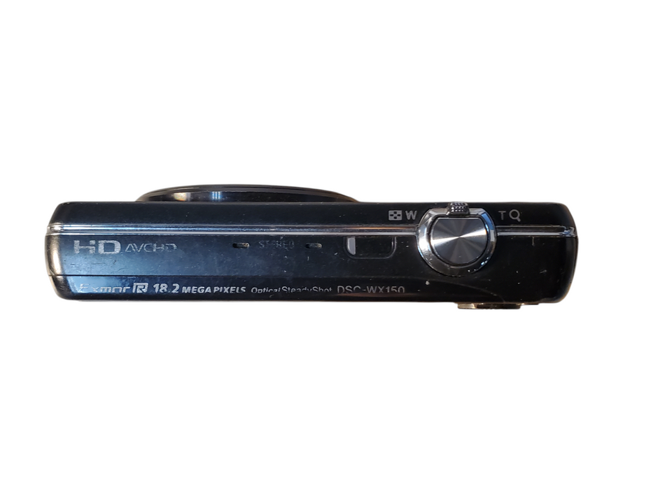 Sony Cyber-shot DSC-WX150 10X Optical Zoom 18.2MP Digital Camera - Black