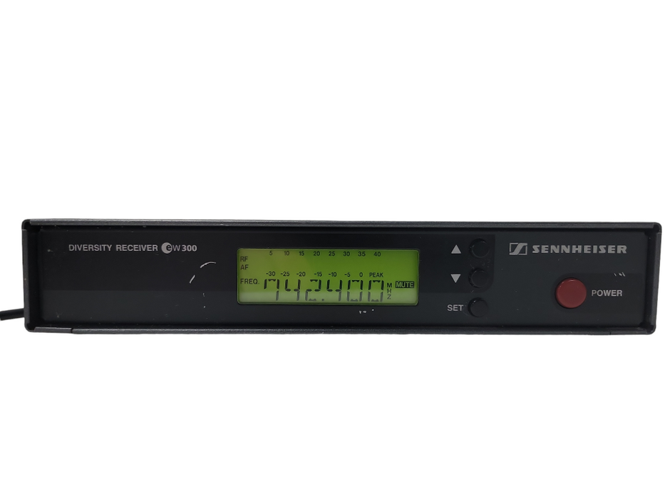 Sennheiser ew300 EM300 Diversity Receiver Freq Range 630-662 MHz