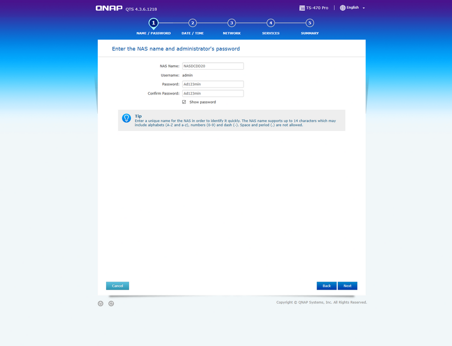 QNAP TS-470Pro 4-Bays NAS w/ 2x 4TB & 2x 3TB HDDsd