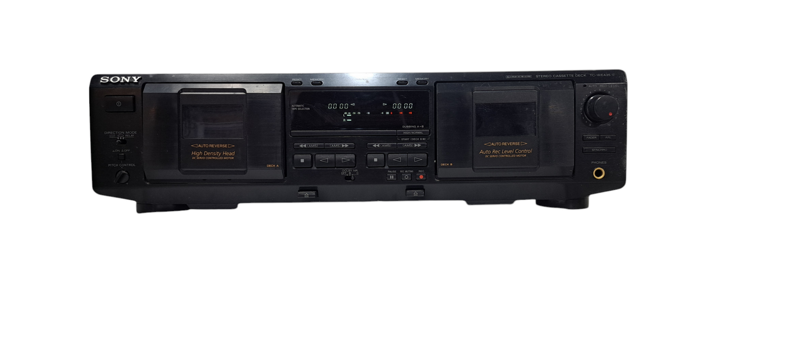 SONY TC-WE435 Dual Stereo Cassette Deck Player Recorder