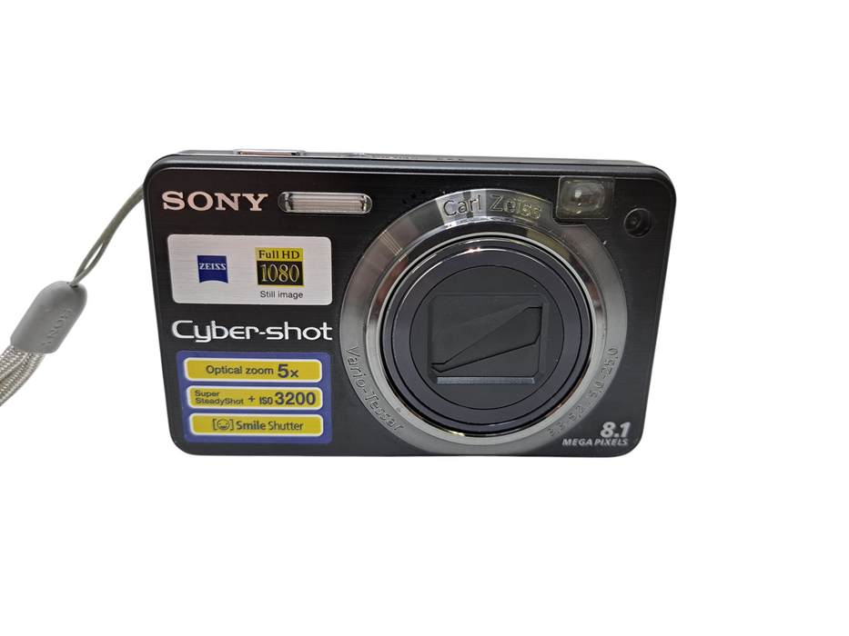 SONY Cyber-Shot DSC-W150 8.1 MP Digital Camera w/ Battery | Tested )