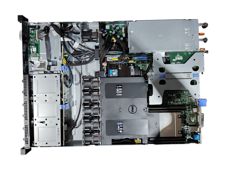 Dell R430 1U 8x2.5", 2x Xeon E5-2603v3, 48GB DDR4, H730Mini, 2x 550W