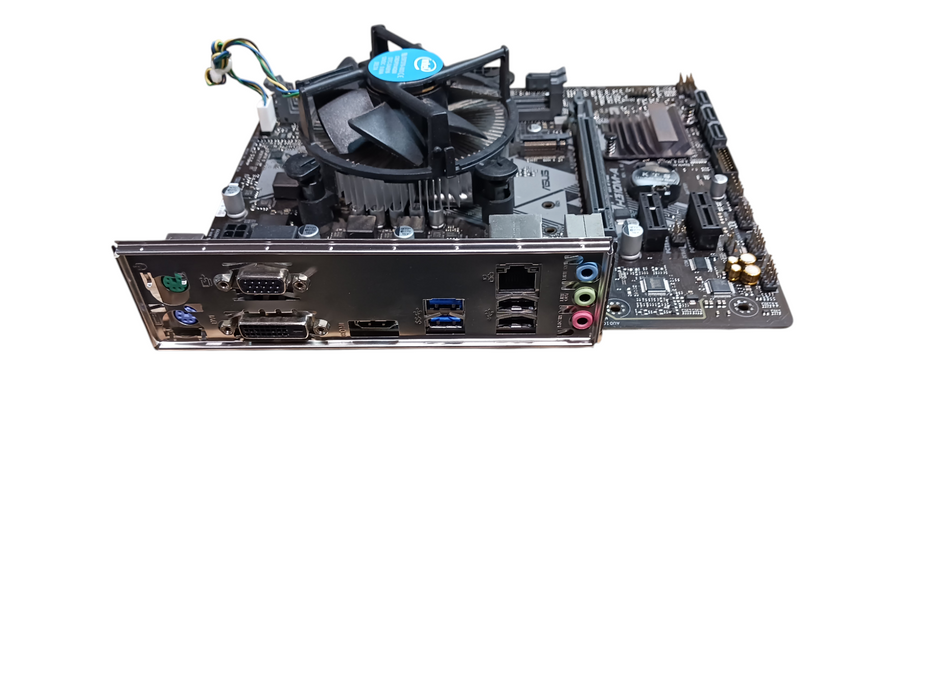 Asus Prime H310M-A Motherboard & Intel i3-8100 CPU I/O Shield included
