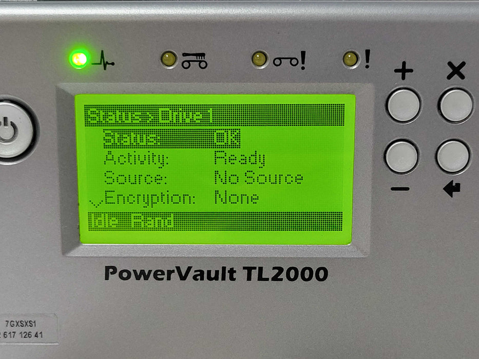 Dell PowerVault TL2000 2U 16-bay Tape Library w/ 2 x IBM LTO 6 SAS Drives _