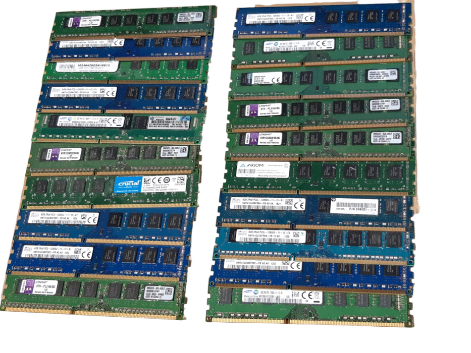 Lot of 20x Various brands DDR3 8GB, Desktop RAM