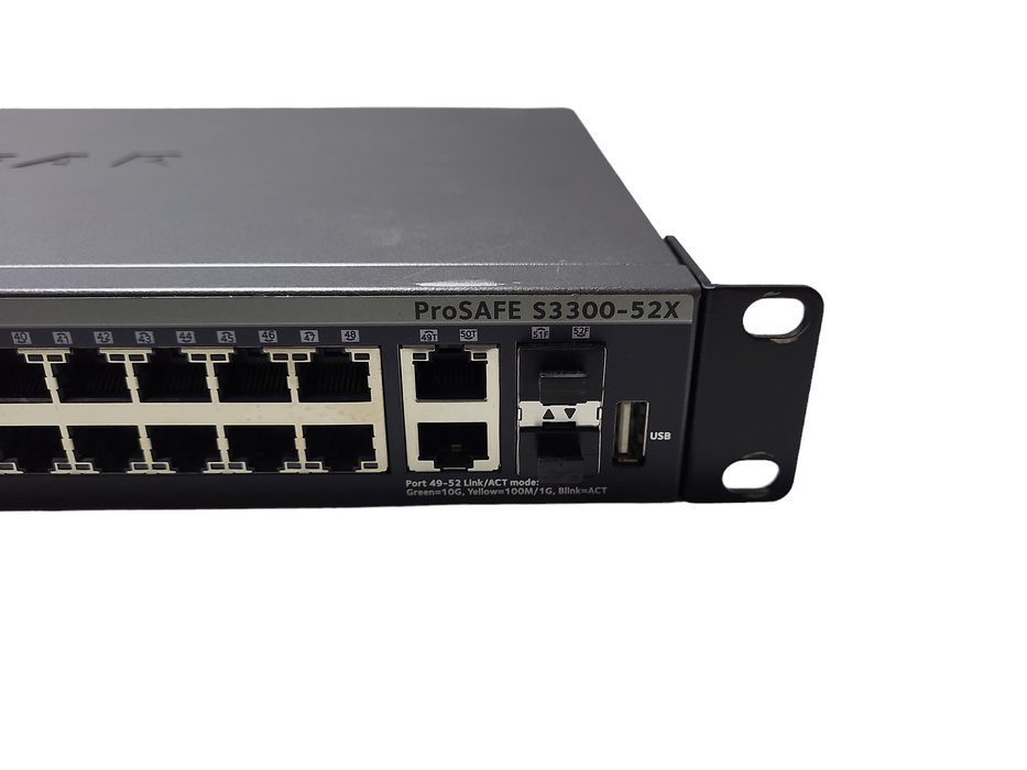 Netgear Prosafe s3300-52x 48-port Gigabit Network Switch Q$