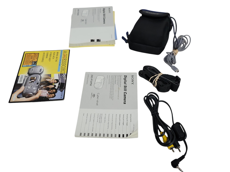 Sony Cyber-shot DSC-P73 4MP Digital Camera, No battery/SD Card, READ _