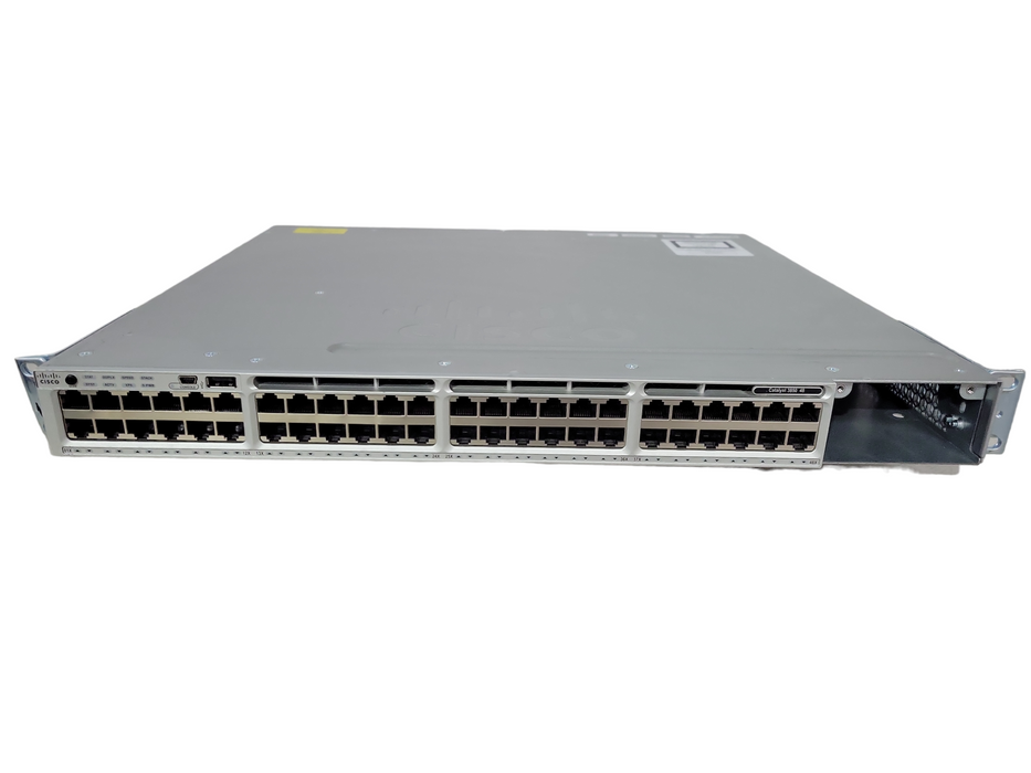 Cisco WS-C3850-48T-L | 48-Port Gigabit Network Switch | 1x 350W PSU !