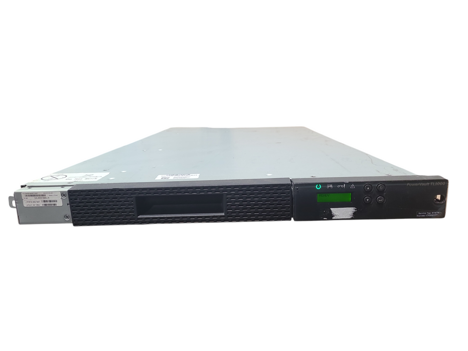 Dell PowerVault TL1000 with LTO-6 SAS 1U Tape Drive Autoloader *READ*