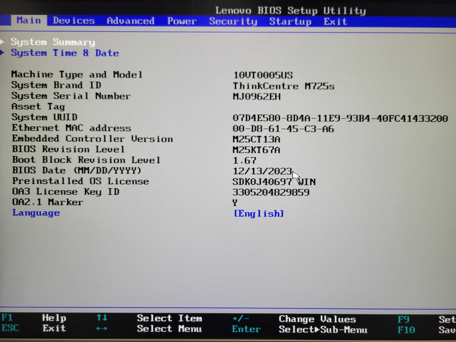 Lenovo ThinkCentre M725s, Ryzen 7 Pro 2700 8-Core, 16GB DDR4, 256GB SSD _