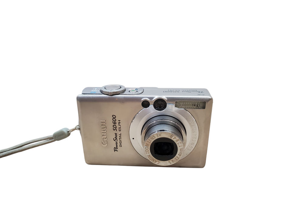Canon PowerShot SD600 Digital Elph 6.0MP Digital Camera w/ Battery