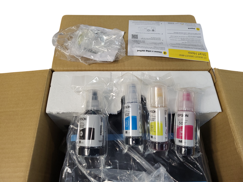 Epson EcoTank ET-4850 Color Inkjet All-In-One Printer Open box $