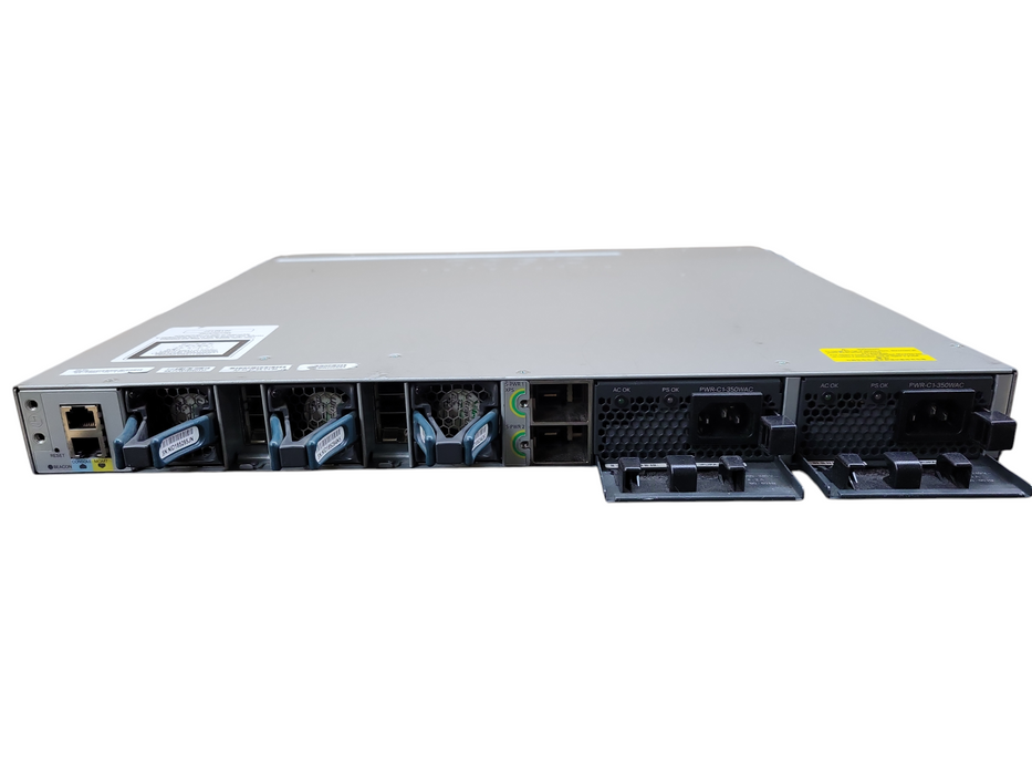 Cisco WS-C3850-12S-E V02 | 12-Port SFP Ethernet Network Switch | 2x PSU w/ !