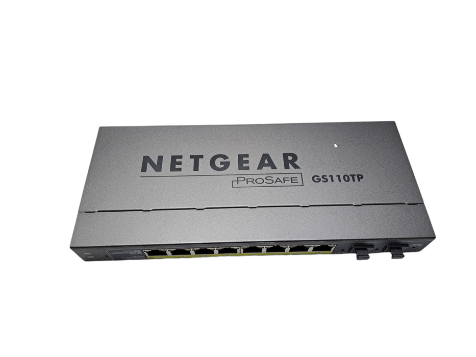 Netgear Prosafe GS110TP | 8-Port Gigabit PoE Smart Switch w/ 2x SFP