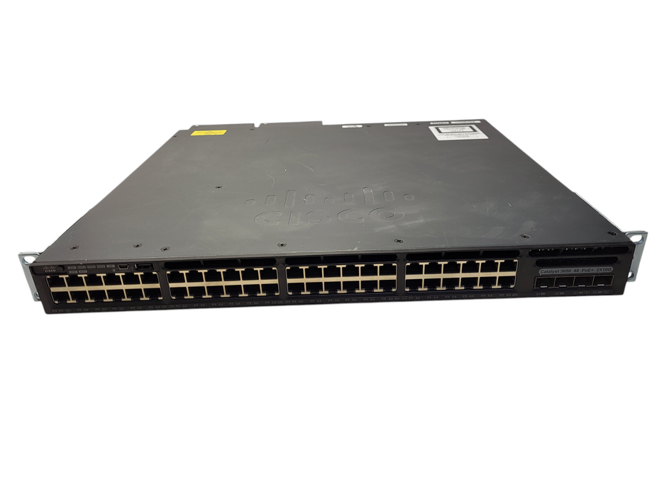 Cisco WS-C3650-48FD-E Ethernet PoE+ 2x10G Uplink ports 2x PSU Q$