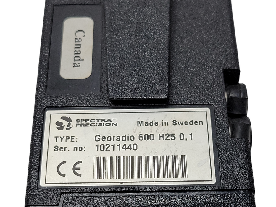 Geodimeter GeoRadio 600 H25 0.1 External Radio, READ _