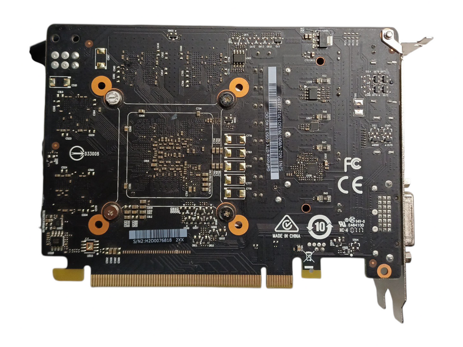 MSI GeForce GTX 1050 Ti 4G OC 4GB DDR5 Graphics Card