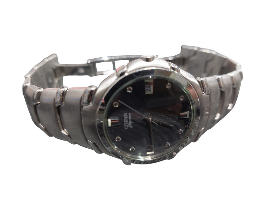 Citizen ELEGANCE Signature Men's QUARTZ Watch Slim Design 1112-S66145 =