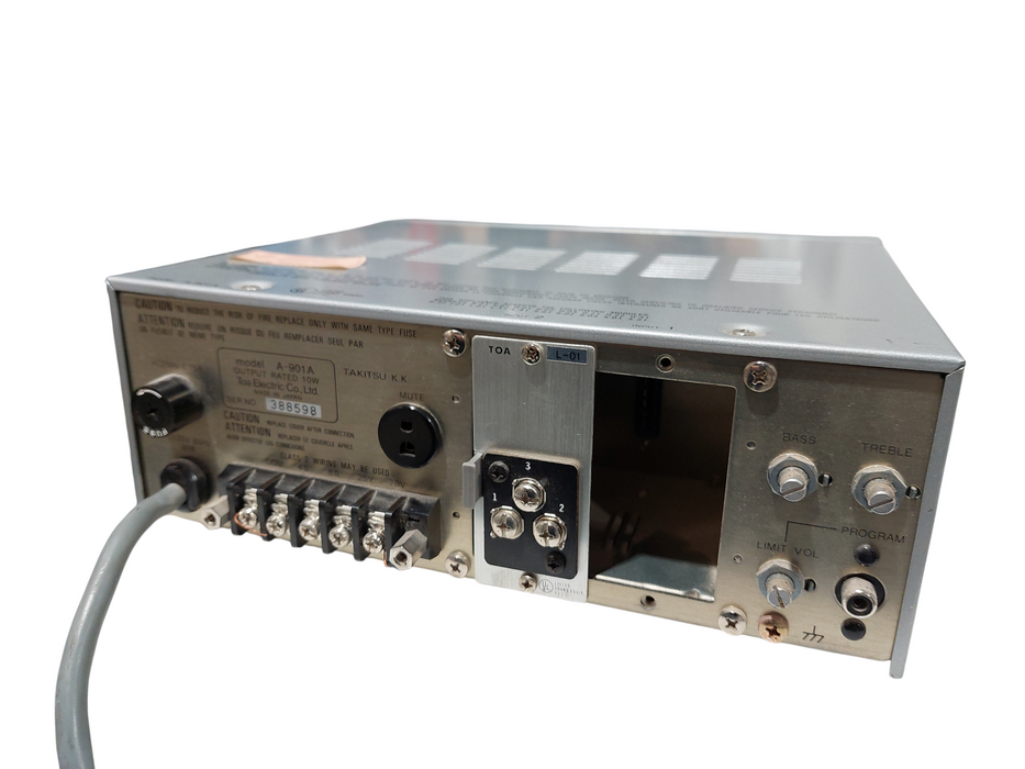 Vintage Toa 900 Series Amplifier Model: A-901A  =