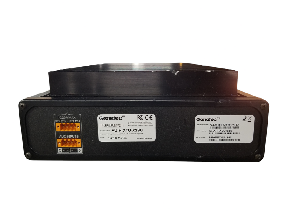 Genetec AutoVu LPR Processing Unit - AU-H-XTU-X2SU