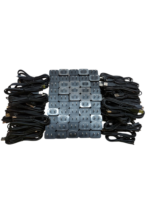 Lot of 50x USB-A Wall Charger AC to Micro-USB Output | Power Adapter Q