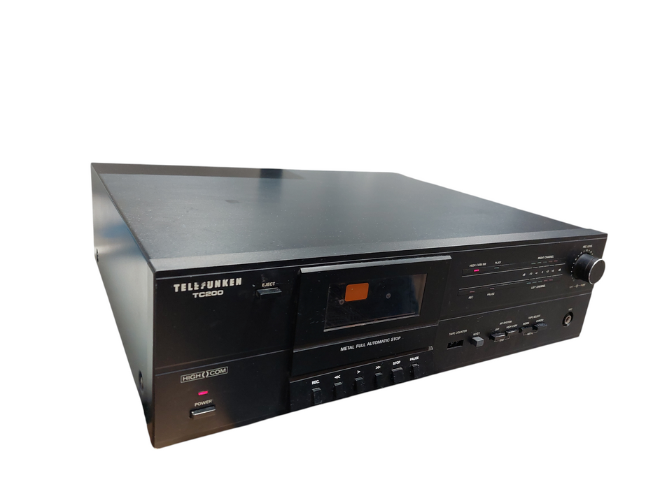 Vinatge Telefunken Model:TC200 Cassette Player/Recorder High Com =