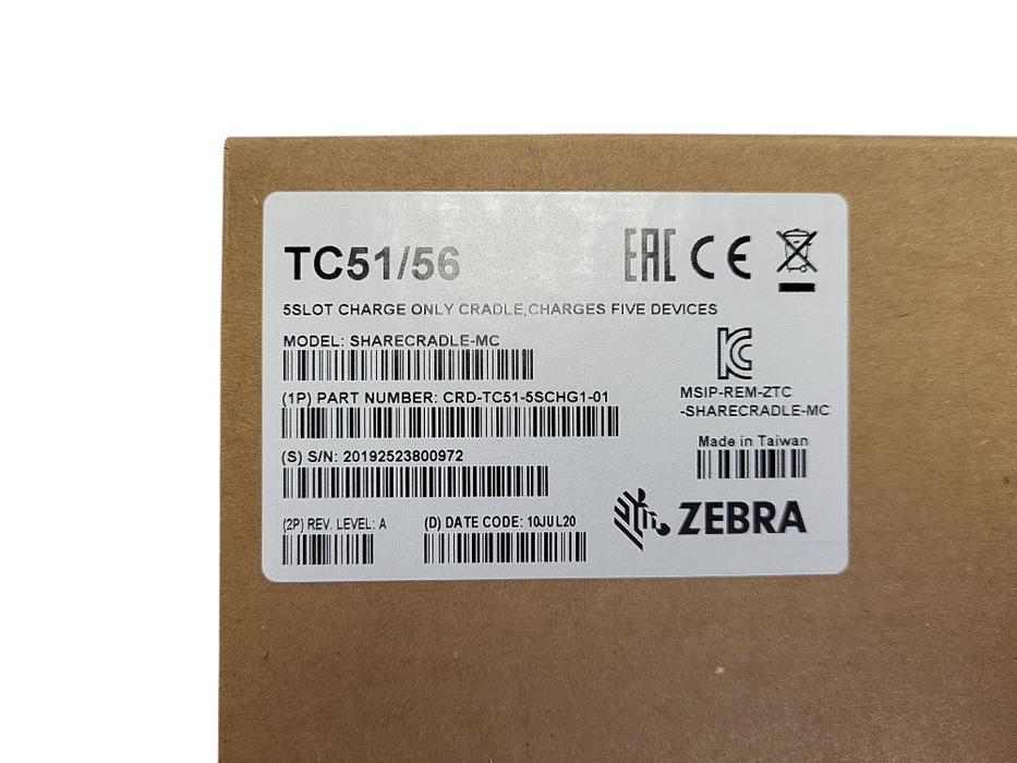 Zebra CRD-TC51-5SCHG1-01 TC52 TC57 Series Charging Cradle USB Dock Station  Q$